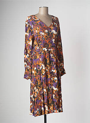 Rochie midi portocaliu LA PETITE FRANCAISE femeie