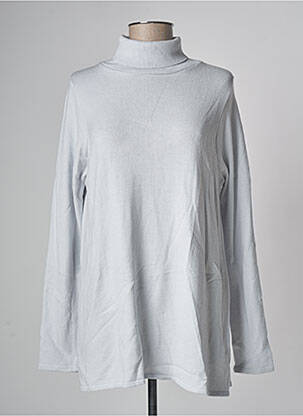 Pulover cu guler înalt albastru MUS & BOMBON femeie