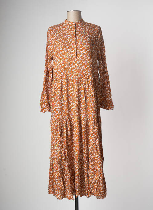 Rochie lungă maro L'ANNEXE DES FILLES femeie