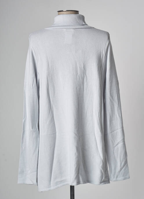 Pulover cu guler înalt albastru MUS & BOMBON femeie