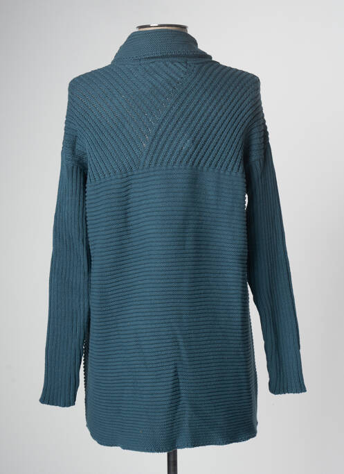 Pulover cu guler înalt albastru PAN femeie