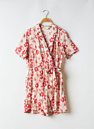 Salopetă scurtă roșu THE KORNER femeie