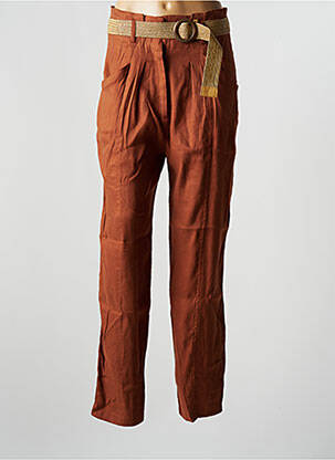 Pantalon drept maro LA PETITE FRANCAISE femeie