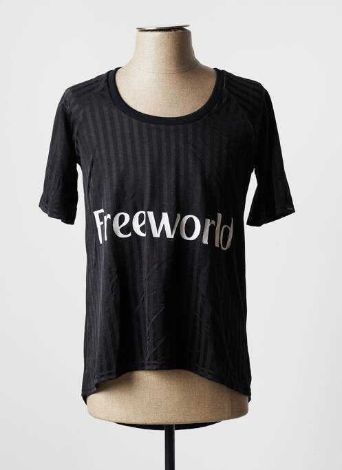 Tricou negru DEFEND femeie