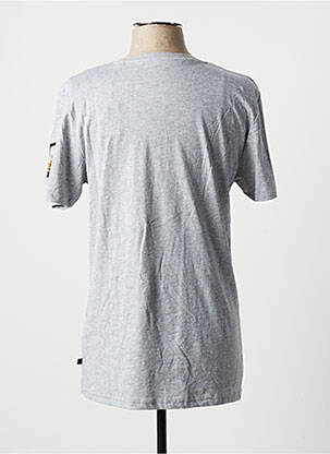 Tricou țesătură melanj mâneci scurte gri CHEVIGNON bărbat