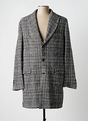 Palton lung negru DAN JOHN bărbat