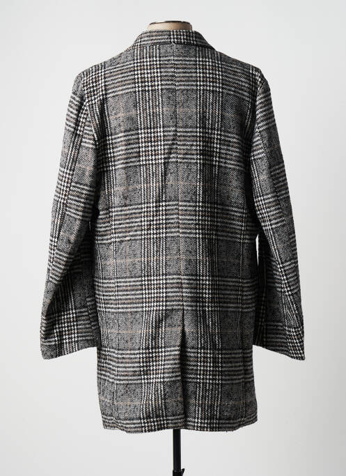 Palton lung negru DAN JOHN bărbat