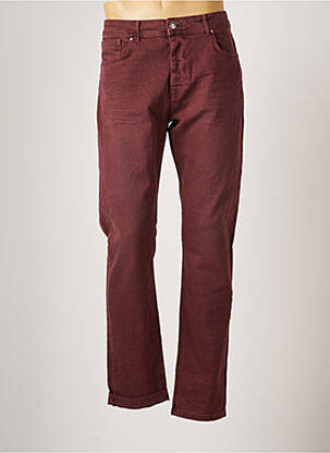 Pantalon drept roșu DEVRED bărbat