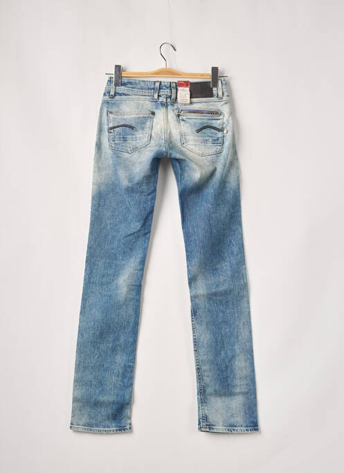 Blugi cu croială dreaptă broderie cu nituri talie joasă albastru G STAR femme