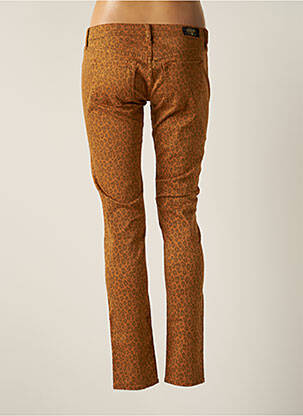 Pantalon slim mărime normală mărime normală maro LE TEMPS DES CERISES femeie
