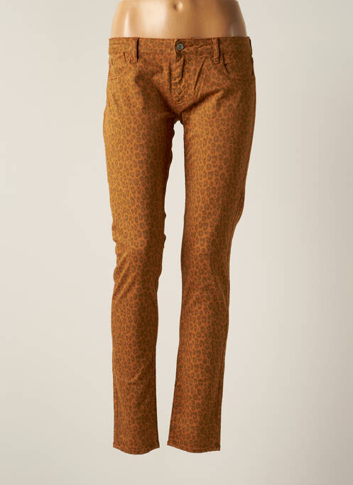 Pantalon slim maro LE TEMPS DES CERISES femeie