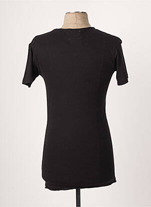 Tricou croială cambrată mâneci scurte negru ELEVEN PARIS bărbat
