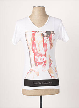 Tricou alb ELEVEN PARIS bărbat