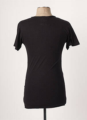 Tricou croială cambrată mâneci scurte negru ELEVEN PARIS bărbat
