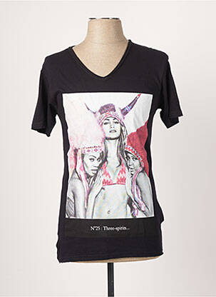Tricou negru ELEVEN PARIS bărbat