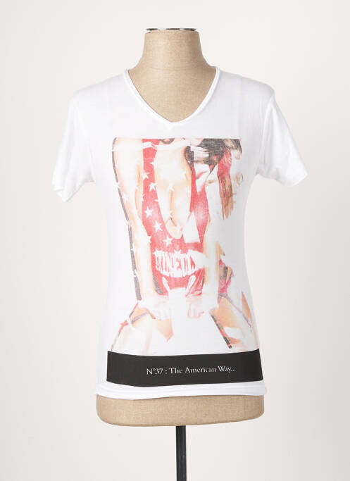 Tricou alb ELEVEN PARIS bărbat