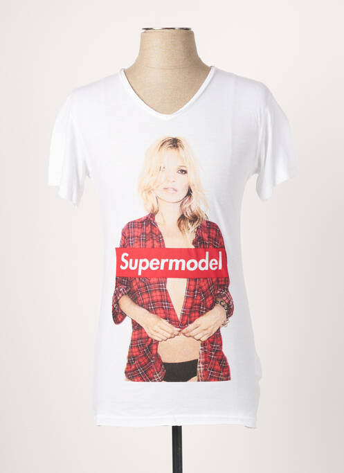 Tricou alb ELEVEN PARIS bărbat