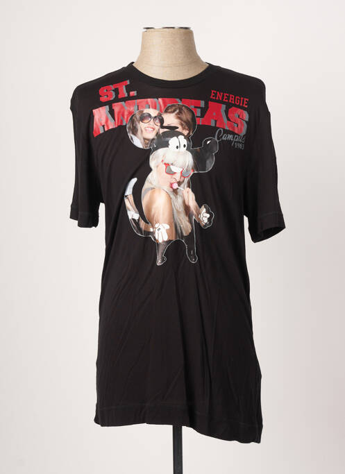 Tricou negru ENERGIE bărbat