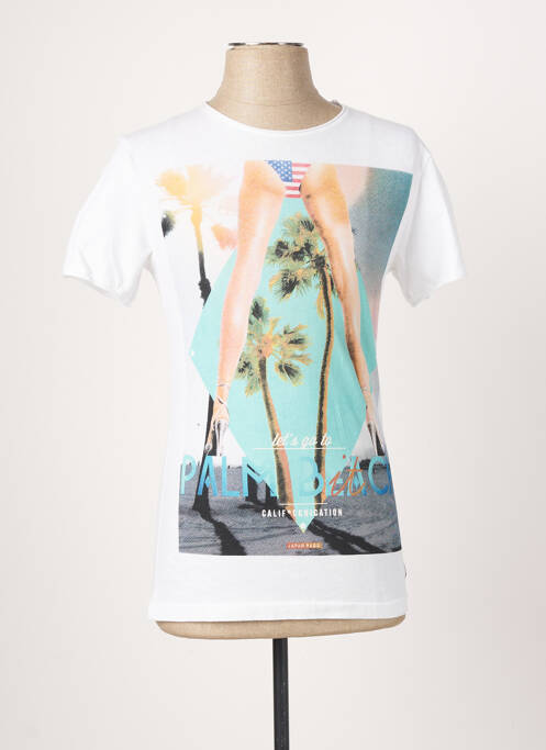 Tricou alb JAPAN RAGS bărbat