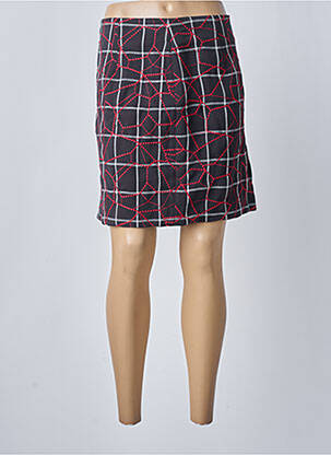 Fustă scurtă negru AVENTURES DES TOILES femeie