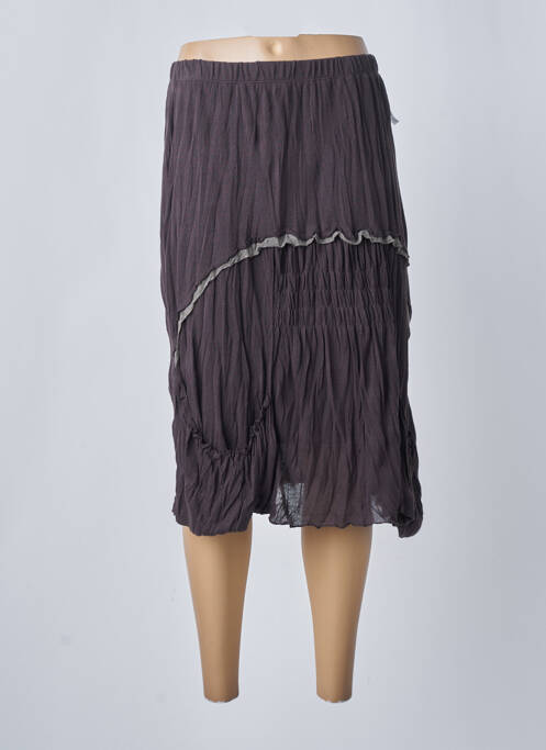 Fustă midi maro FRED SABATIER femeie