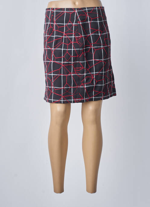 Fustă scurtă negru AVENTURES DES TOILES femeie