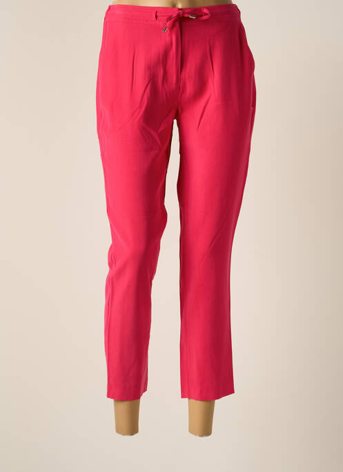 Pantalon 7/8 talie elastică mărime normală roz JULIE GUERLANDE femme
