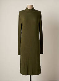 Rochie midi mâneci lungi mâneci lungi verde G STAR femeie