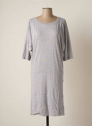 Rochie midi mâneci 3/4 mâneci 3/4 gri G STAR femeie
