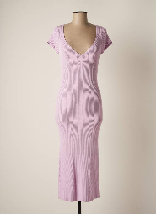 Rochie lungă violet GUESS femeie