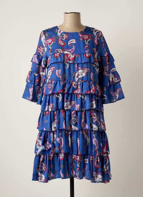 Rochie scurtă albastru VICTORIO & LUCCHINO femeie