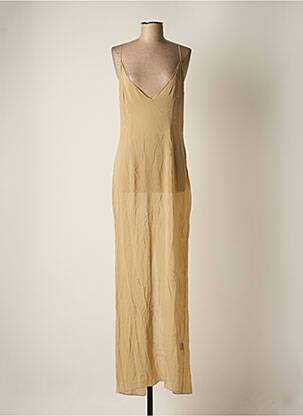 Rochie lungă maro AZZARO femeie