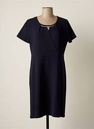 Rochie midi mâneci scurte mâneci scurte albastru PAUSE CAFE femme