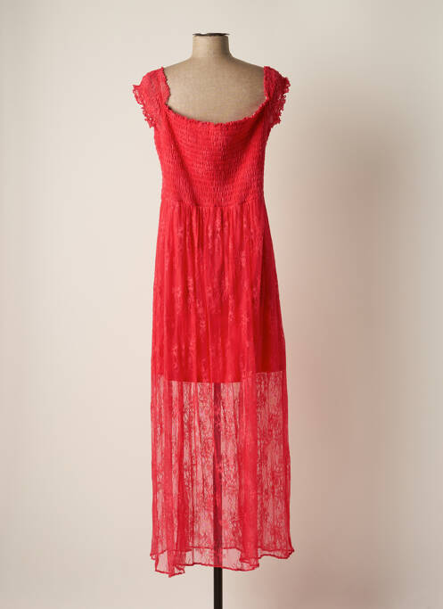 Rochie lungă roz GUESS femeie