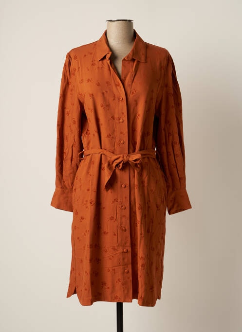 Rochie midi maro LE PETIT BAIGNEUR femeie