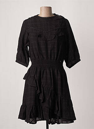Rochie scurtă mâneci 3/4 mâneci 3/4 negru SALSA femeie
