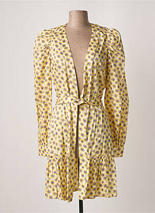 Rochie scurtă galben SALSA femeie