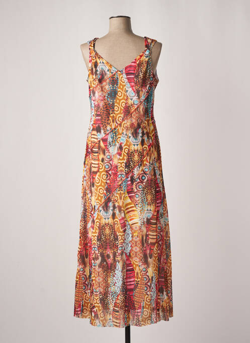 Rochie lungă portocaliu PAUSE CAFE femeie