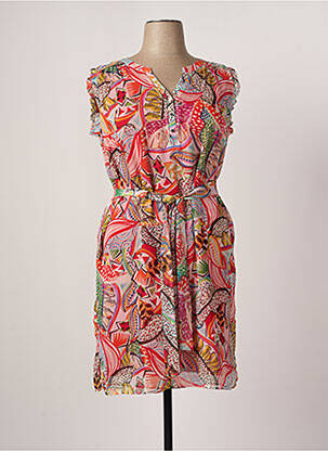 Rochie midi roșu PAUSE CAFE femeie