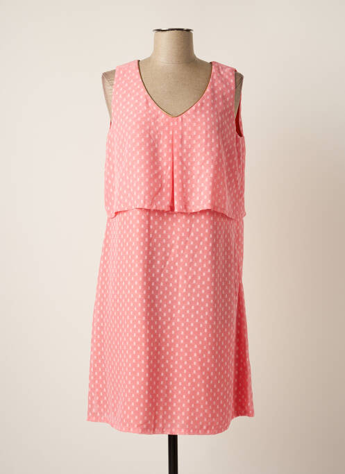 Rochie scurtă roz PAUSE CAFE femeie