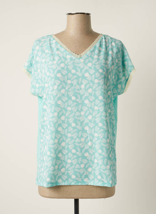 Tricou albastru DAMART femeie