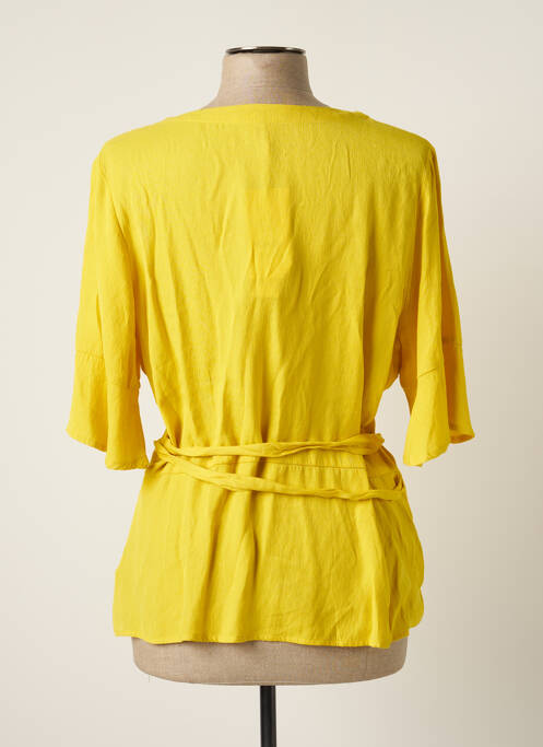 Cardigan petrecut galben GARCIA femeie