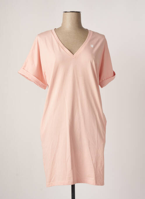 Rochie scurtă roz G STAR femeie