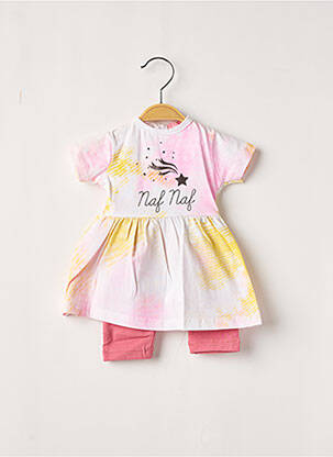 Rochie midi roz NAF NAF fată