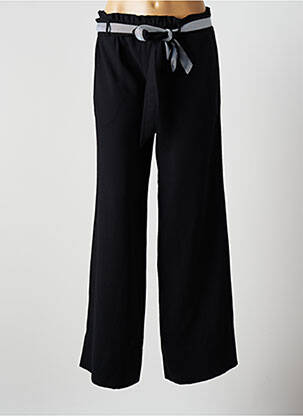 Pantalon larg negru PAUSE CAFE femeie