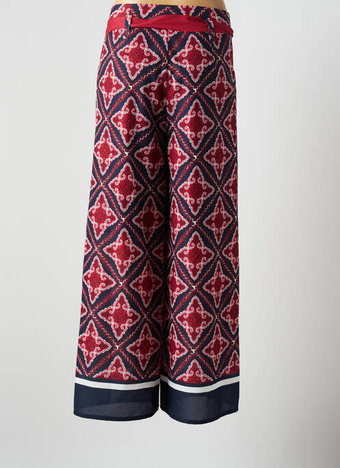 Pantalon larg roșu PAUSE CAFE femeie