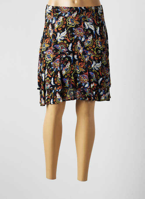 Fustă midi negru YEZZ femeie