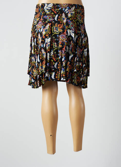 Fustă midi negru YEZZ femeie