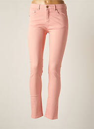 Pantalon slim țesătură poplin mărime normală roz LE PETIT BAIGNEUR femme