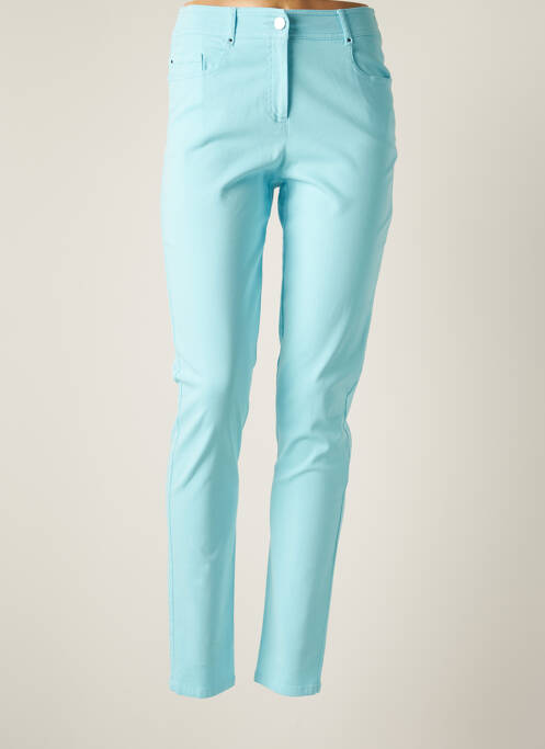 Pantalon drept albastru PAUSE CAFE femeie